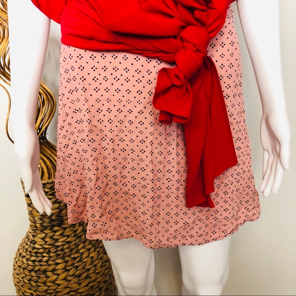 sass & bide Red Riff Raff Asymmetrical Top 10 - Picture 8 of 11